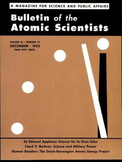 Bulletin of the Atomic Scientists - December 1953