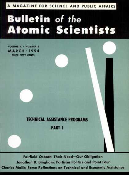 Bulletin of the Atomic Scientists - March 1954