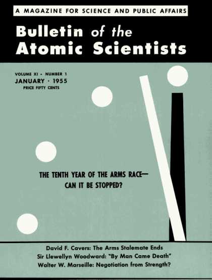 Bulletin of the Atomic Scientists - January 1955