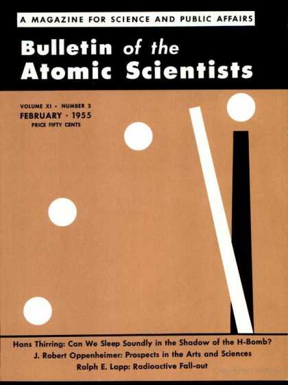 Bulletin of the Atomic Scientists - February 1955