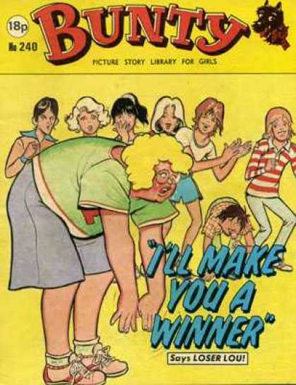 Bunty Picture Story Library 240 - Teenage Girls - Overweight Peer - Teasing - Losers - Outcast