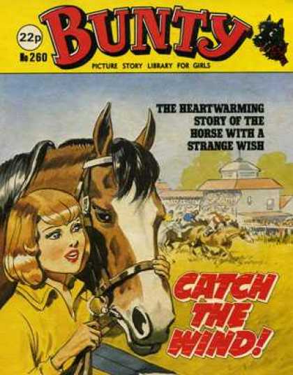 Bunty Picture Story Library 260 - For Girls - Catch The Wind - Horses - Strange Wish - Heartwarming Story