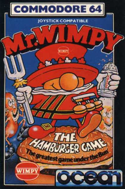 C64 Games - Mr. Wimpy: The Hamburger Game