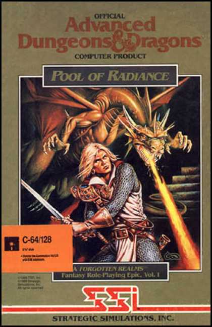 C64 Games - Pool of Radiance