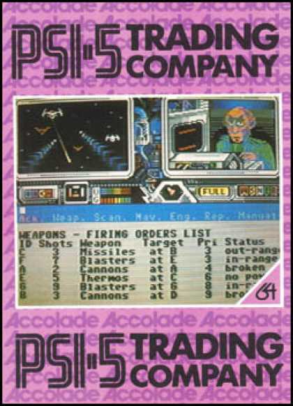 C64 Games - Psi-5 Trading Company