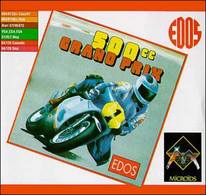 C64 Games - 500cc Grand Prix