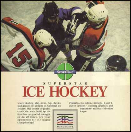 C64 Games - Superstar Ice Hockey