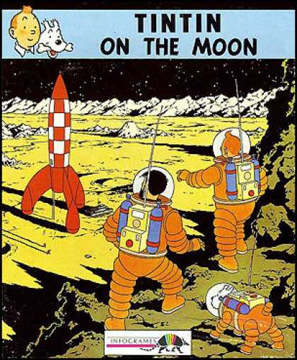 C64 Games - Tintin on the Moon