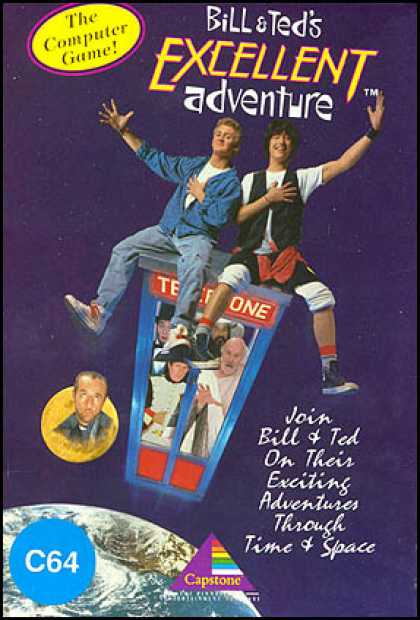 C64 Games - Bill & Ted's Excellent Adventure
