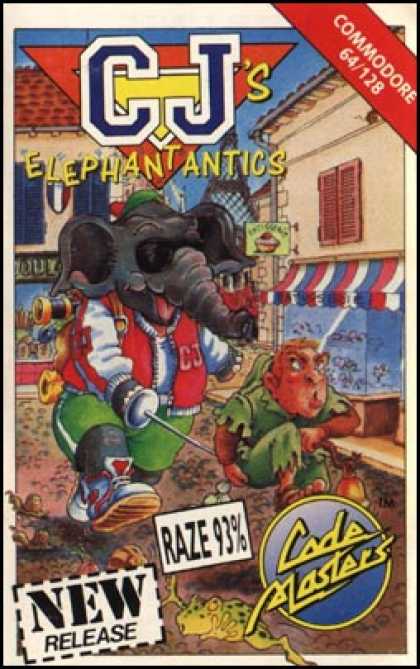 C64 Games - CJ's Elephant Antics