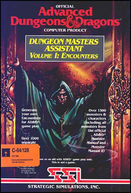 C64 Games - Dungeon Masters Assistant: Volume I - Encounters