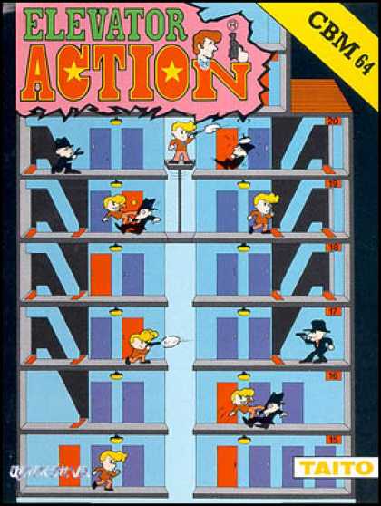 C64 Games - Elevator Action