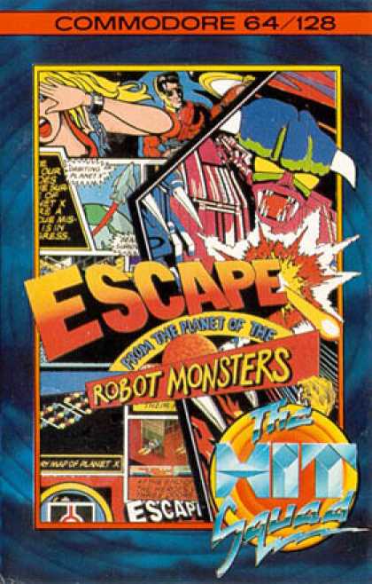 C64 Games - Escape from the Planet of the Robot Monsters