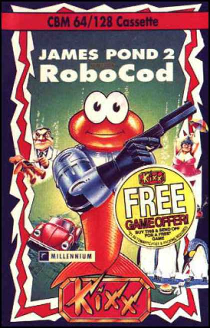C64 Games - James Pond 2: Robocod