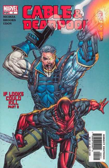 Cable & Deadpool 2 - Guns - Looks Could Kill - Marvel - Knife - Muscles - Rob Liefeld