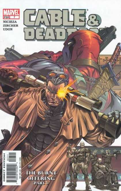 Cable & Deadpool 7 - Guns - Sword - Rocket - Marvel - The Burnt Offering Part 1