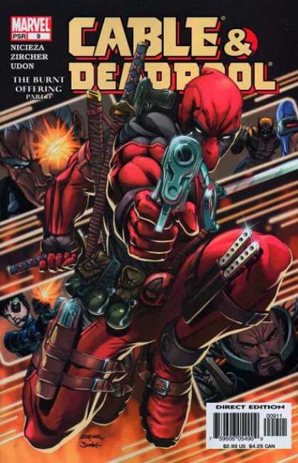 Cable & Deadpool 9 - Gun - Marvel - Nicieza - Wolverine - Swords