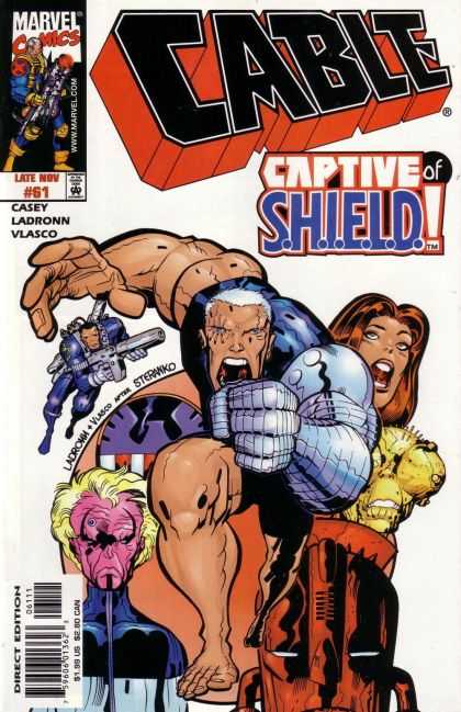 Cable 61 - Marvel Comics - Captive Of Shield - Casey Ladronn Vlasco - Mutant - Superheo - Jose Ladronn
