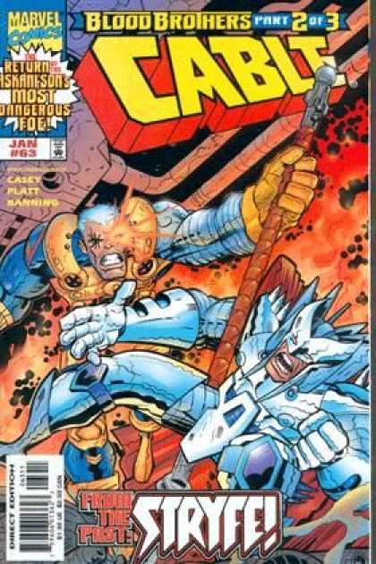 Cable 63 - Marvel - Marvel Comics - Blood Brothers - Part 2 - Part 2 Of 3 - Jose Ladronn