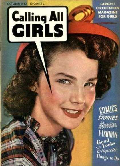 Calling All Girls 22 - October 1943 - Magazine - Movies - Fashion - Teenager