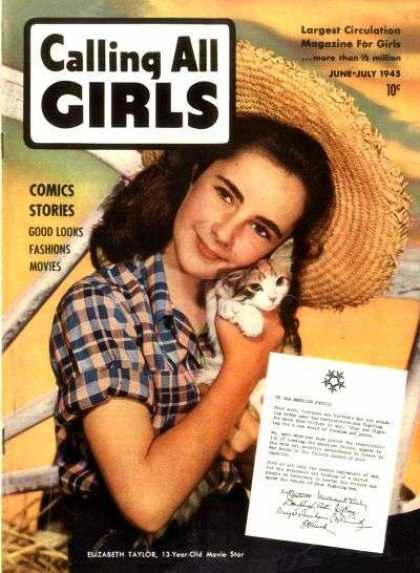 Calling All Girls 40 - Comics Stories - Largest Circulation - Good Looks - Fashions - Movies
