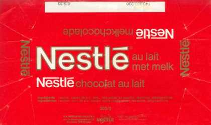 Candy Wrappers - Nestle Belgium