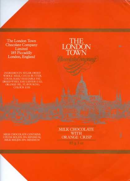 Candy Wrappers - The London Town chocolate company