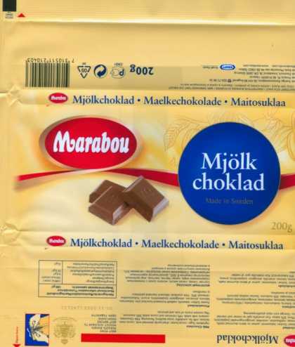 Candy Wrappers - Kraft Foods Sverige (Marabou)
