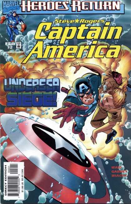 Captain America (1998) 2 - Steve - Rogers - Marvel Comics - Feb 2 - Under Seige - Ron Garney