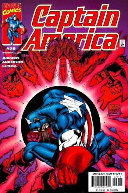 Captain America (1998) 29 - Muscle Man - Star - Blast - Red - Light - Andy Kubert