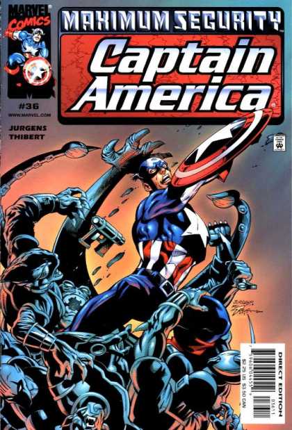Captain America (1998) 36 - Marvel - Marvel Comcis - Captain America - Maximum Security - Captain America Fight - Dan Jurgens