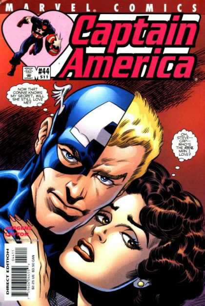 Captain America (1998) 44 - Marvel Comics - Superhero - Shield - Woman - Direct Edition - Dan Jurgens