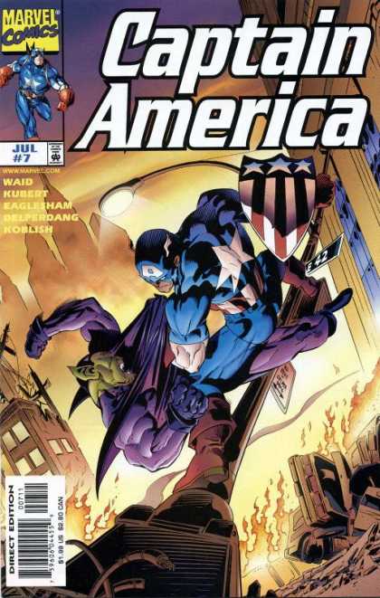 Captain America (1998) 7 - Marvel Comics - Waid - Kubert - Eaglesham - Superhero - Andy Kubert