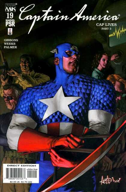Captain America (2002) 19 - 19 Marvel Psr - Gibbons Weeks Palmer - Cap Lives Part 3 - Realistic Artwork - Dark - Gene Ha