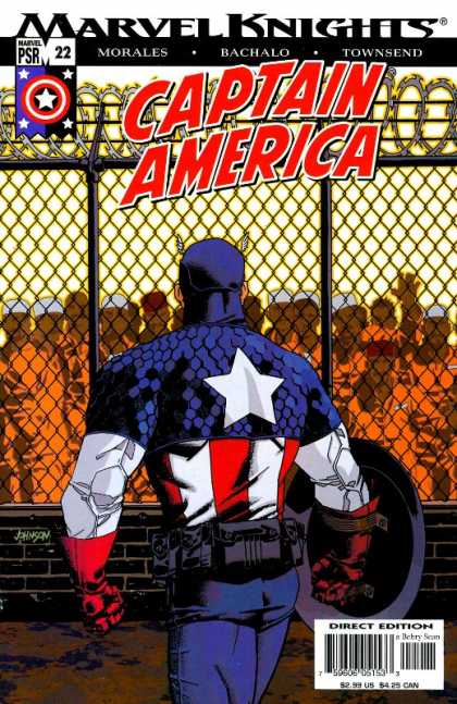 Captain America (2002) 22 - Marvel Knights - Superhero - Shield - Direct Edition - Prisoners
