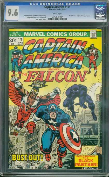 Captain America 171 - Cgc Universal Grade - Costumes - Superheroes - Shield - Comics Code