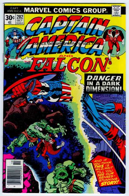 Captain America 202 - Powerful - Vengeful - Victorious - Warrior - Peril - Jack Kirby