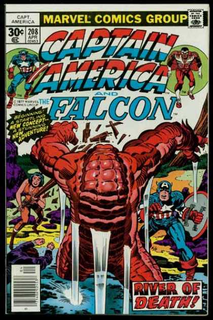 Captain America 208 - Falcon - River Of Death - Marvel - Adventure - Heroes - Jack Kirby