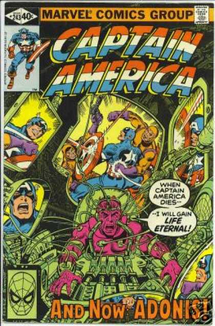 Captain America 243 - Marvel - Marvel Comics - Adonis - Death - Fight - George Perez