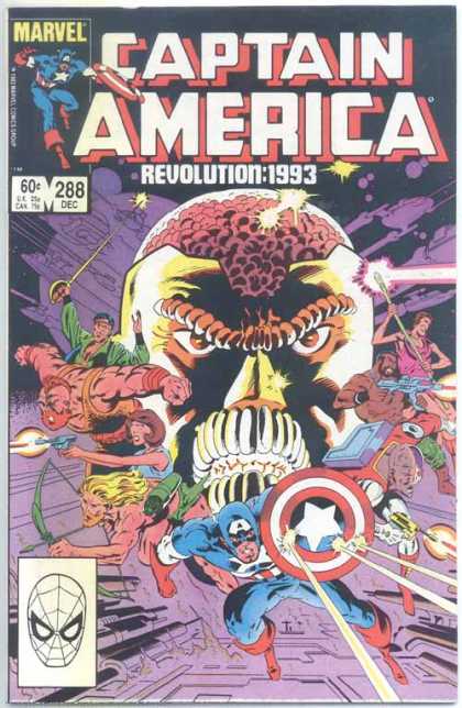 Captain America 288 - Revolution1993 - Action - Science Fiction - Alien - Marvel