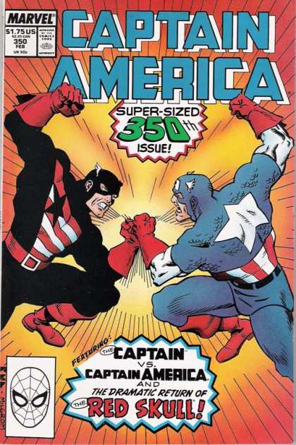 Captain America 350 - Marvel - Battle - Super-sized 350th Issue - Costumes - Red Scull