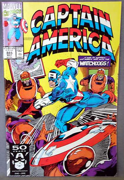 Captain America 385 - Blue Suit - Marvel - Watchdogs - White Star - Foes - Ron Lim