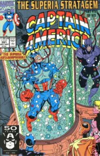 Captain America 391 - Marvel - Marvel Comics - Captain America - Superia Stratagem - Water Tank - Ron Lim