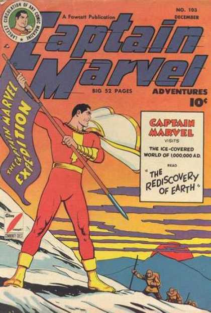 Captain Marvel Adventures 103 - Captain Marvel - The Rediscovery Of Earth - Clarence Beck