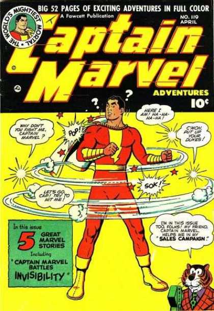 Captain Marvel Adventures 119 - Question Mark - Superman - Lion - Yellow Shoe - Rope - Clarence Beck