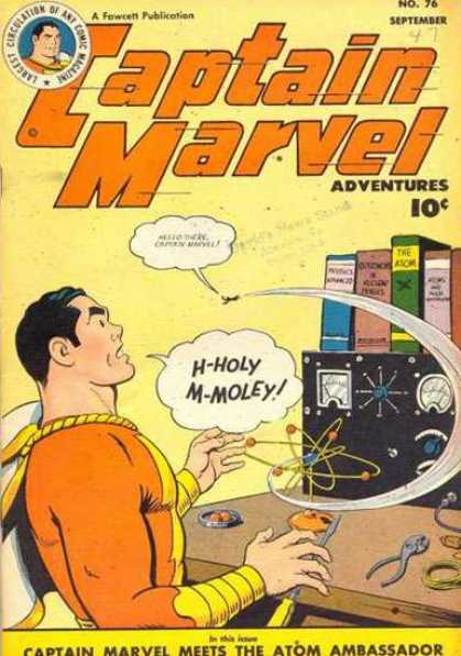 Captain Marvel Adventures 76 - Holey - Moley - Books - Atom - Ambassadator - Clarence Beck