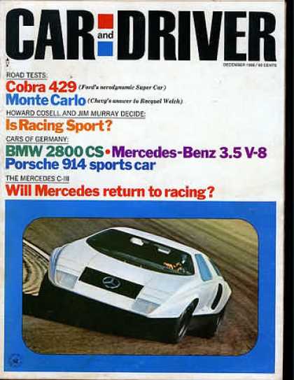 Car and Driver - December 1969