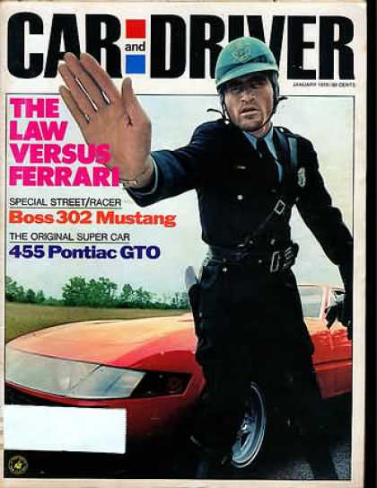 Car and Driver - January 1970