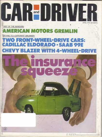 Car and Driver - April 1970