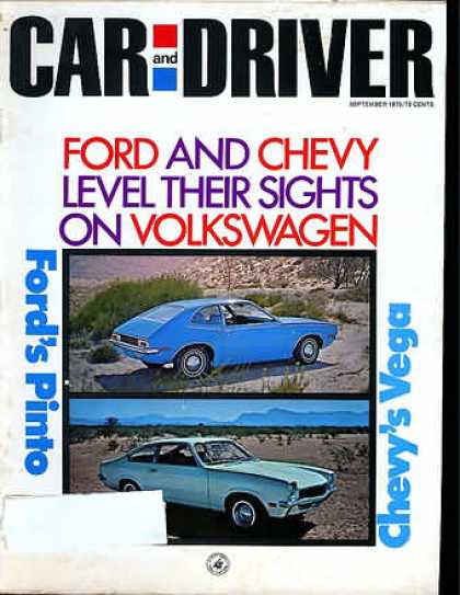 Car and Driver - September 1970
